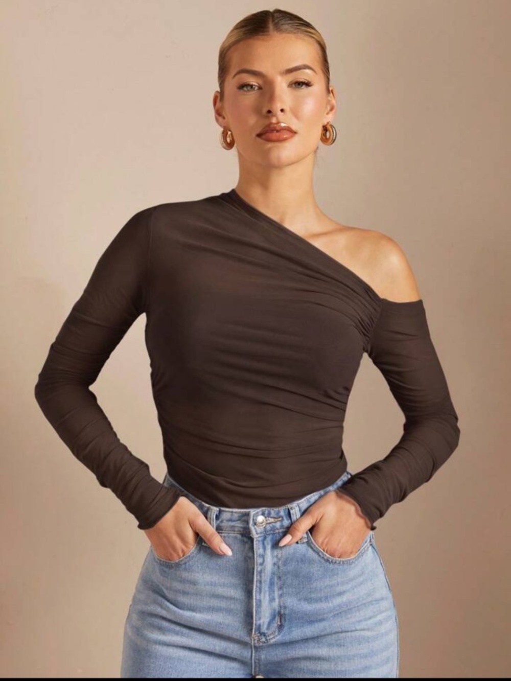 Body con Sheer Top - Size Small